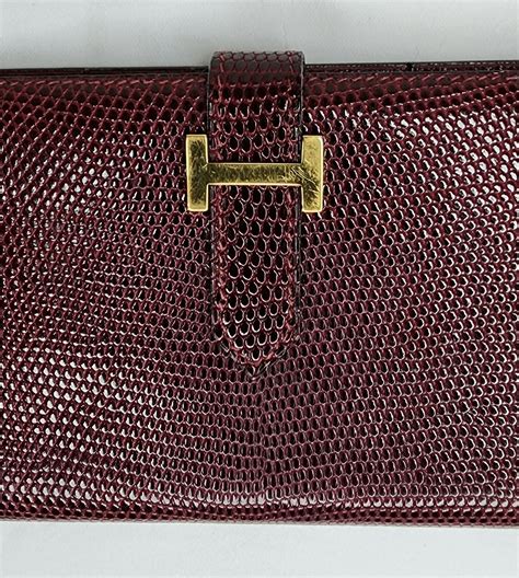 hermes lizard wallet
